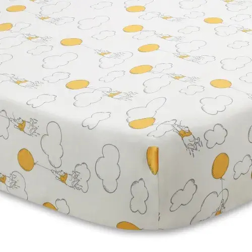 Disney Cot Fitted Sheet Winnies Woodland | Baby Bunting AU
