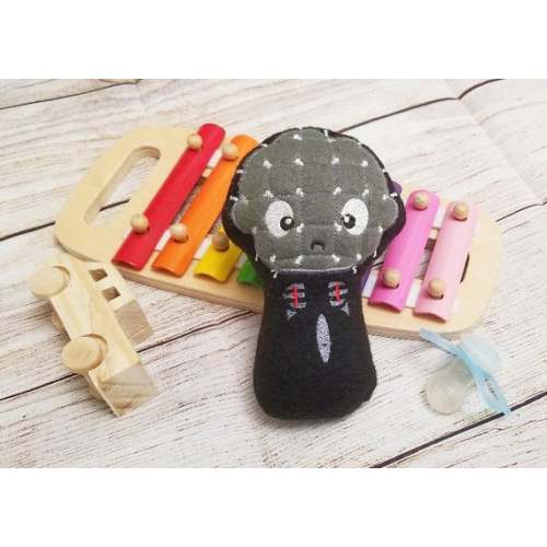 Horror baby, Horror rattles, Baby plushie, stuffy, pin, head, Play, Halloween, Cult horror, Halloween, Scary, Horror fan, Babyshower, Scary