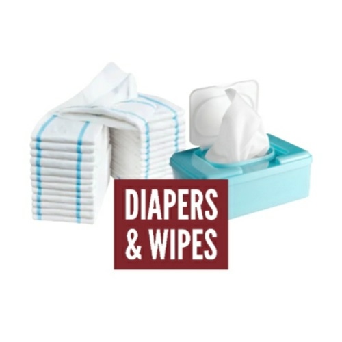 Diapers and wipes