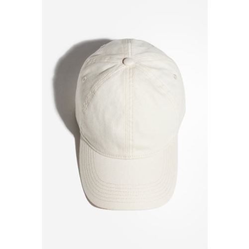 Washed-look Denim Cap