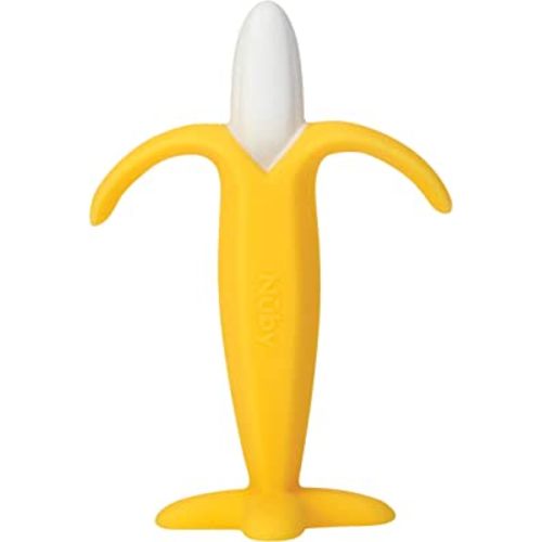 Nuby Soothing Banana Teether, Yellow , 5 Inch (Pack of 1)
