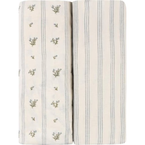 Baby Fitted Crib Sheet Set 2 Pack