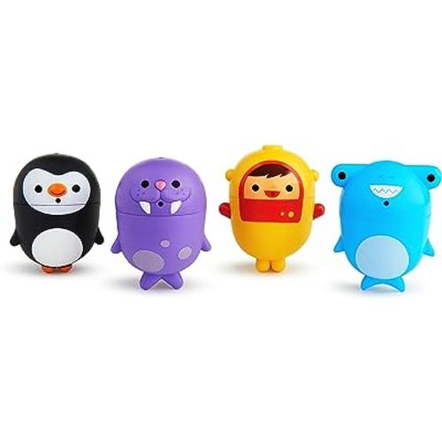 Munchkin® CleanSqueeze™ Mold Free Baby and Toddler Bath Toy Squirts, 4 Piece Set
