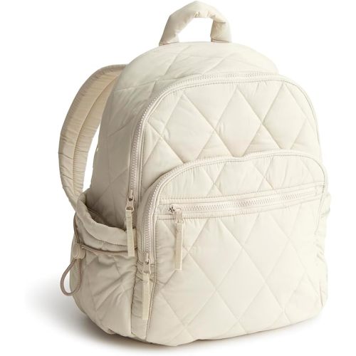 Vera Bradley Women's Featherweight Bancroft Backpack, Pumice Stone, One Size