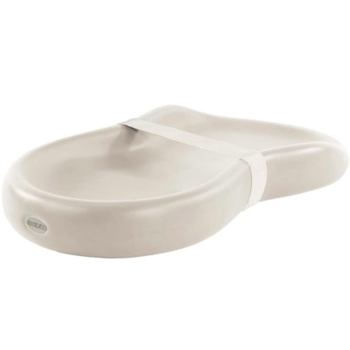 Keekaroo Peanut Changer Baby Vanilla– The Original Made in USA Easy-to-Clean Changing pad and The only Shell Over Foam, Fully Water Repellant