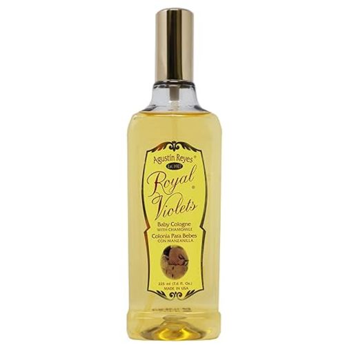 Royal Violets Baby Cologne, with Chamomile to Gently Refresh Your Baby, Delicate Scent, 7.6 Fl Oz, Spray Bottle. - 7.6 Fl Oz (Pack of 1)