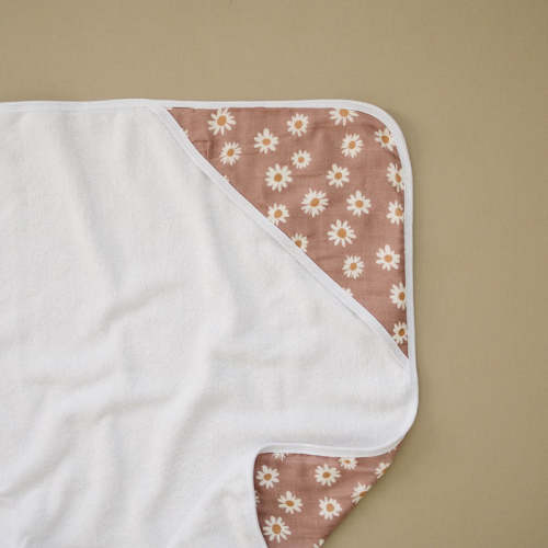 Mebie Baby Daisy Dream Muslin Hooded Towel — buybuy BABY