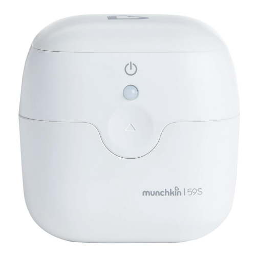 Munchkin® Mini Portable UV-C Pacifier and Bottle Nipple Sanitizer, Keep Clean, White