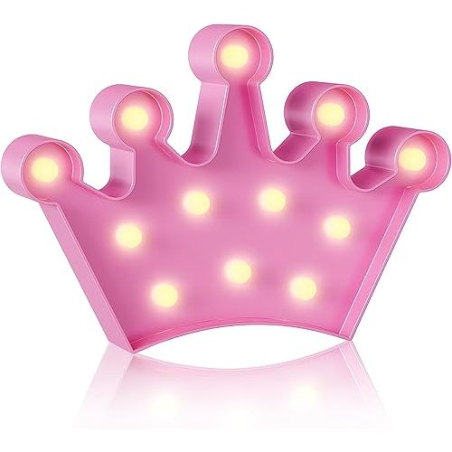 YiaMia Crown Pink Night Light