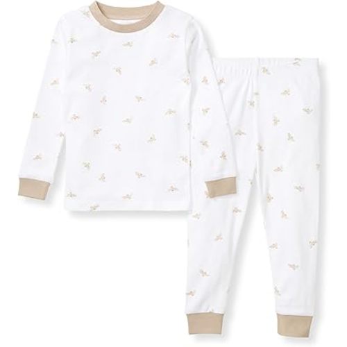 Burt's Bees Baby Infant 2-Piece Long Sleeve Tee and Long Pant Cotton Pajama Set