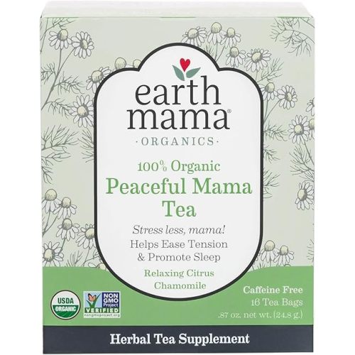 Earth Mama Angel Baby Organic Peaceful Mama Tea - 16 ct - 2 pk
