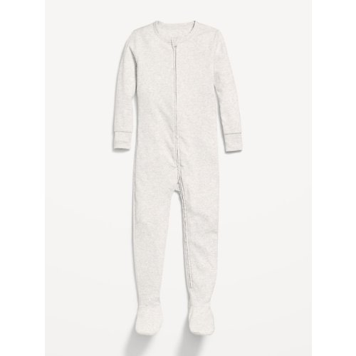Snug-Fit 2-Way-Zip Ribbed Pajama One-Piece for Toddler & Baby - Size 12-18 months