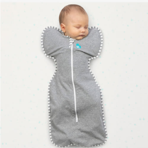 Love to Dream Swaddle UP, Baby Sleep Sack, Self-Soothing Swaddles for Newborns, Improves Sleep, Snug Fit Helps Calm Startle Reflex, New Born Essentials for Baby, Small 8-13lbs, Gray