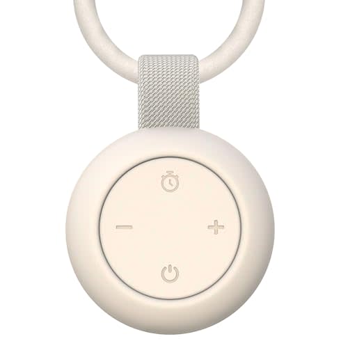 Portable Baby Sound Machine [White Noise for Babies Kids Adults][Sleep Soother][Timer Function][12 Soothing Sounds] 15 Hours Battery Life, Travel,Registry Gift,Shower,Clips on Baby Stroller