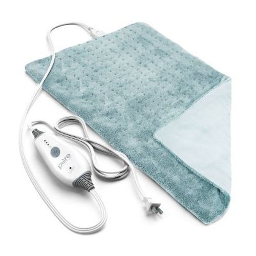Pure Enrichment Purerelief With 4 Heat Settings And 2hr Auto Shut-off Deluxe Heating Pad - 12"x24" - Sea Grass