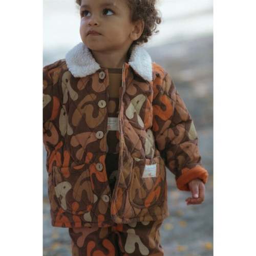 Quilted Jacket, Wawa Chocolate - Wild Wawa | Maisonette