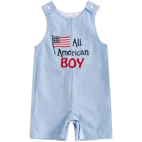 YINGISFITM Newborn Baby Boy Clothes Sailboat Overalls Sleeveless Jumpsuit Infant Bodysuit Toddler Outfits