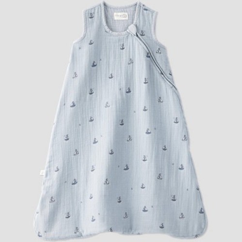 Little Planet by carter's Sleepbag - S - Gauze Blue Sailboat