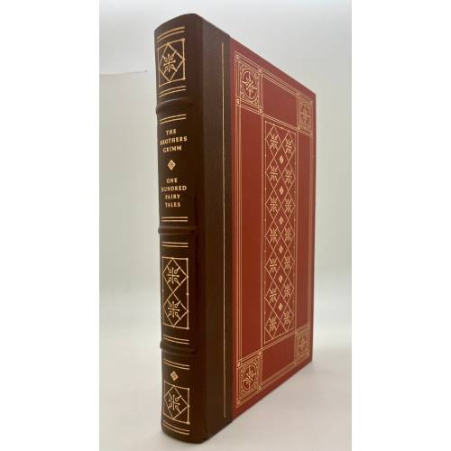 One Hundred Fairy Tales by the Brothers Grimm published 1980 by Franklin Library - Gilded Quarter Leather- PLEASE SEE CONDITION!