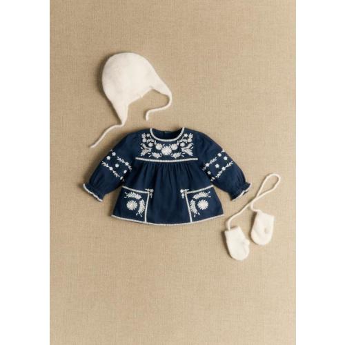 Grace Blouse - Navy Blue