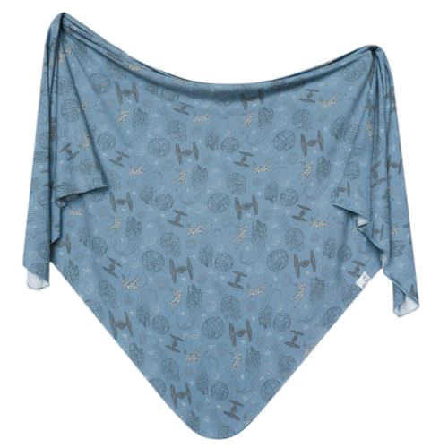 Copper Pearl Large Premium Knit Baby Swaddle Receiving Blanket Starships