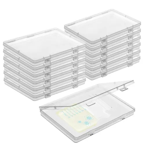 12 Pack Clear Freezer Breast Milk Storage Organizer Flat Breast Milk Freezer Storage Organizer Breastmilk Freezer Tray Breast Milk Freezer Organizer