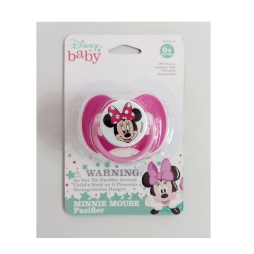 Disney Baby Minnie Mouse Pacifier Pink 0+ Months BPA Free