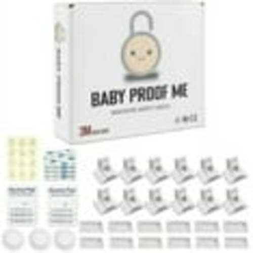 Baby Proof Me Magnetic Cabinet Locks, 36 Locks + 9 Keys, Toddler Baby Safe Kitchen Cabinets Locks to Childproof Cabinets and Drawers with Easy Installation