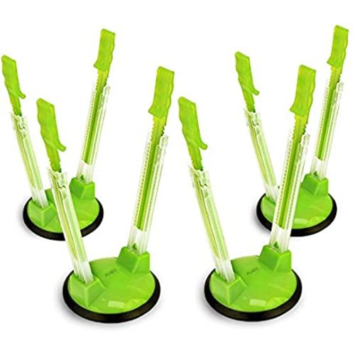 Baggy Rack Holder For Food Prep Bag/plastic Freezer Bag/Ziplock Bag Holder Stand, Meal Planning/prep Bag Holders,4 Pack/4pcs - Pack of 4