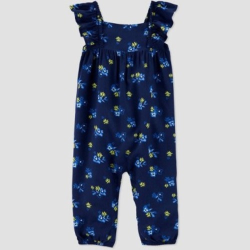 Baby Girls\' Floral Jumpsuit