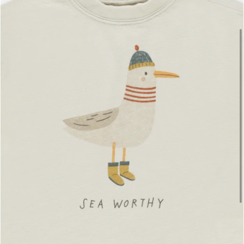 Relaxed Tee || Seagull – Rylee + Cru
