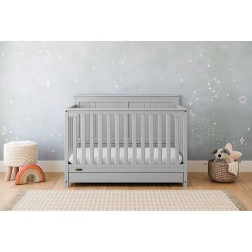 Graco Hadley 5-in-1 Convertible Crib with Drawer - White