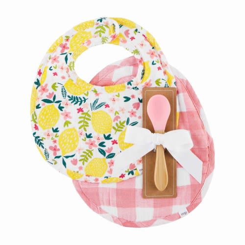 Lemon Bib Set | Mud Pie
