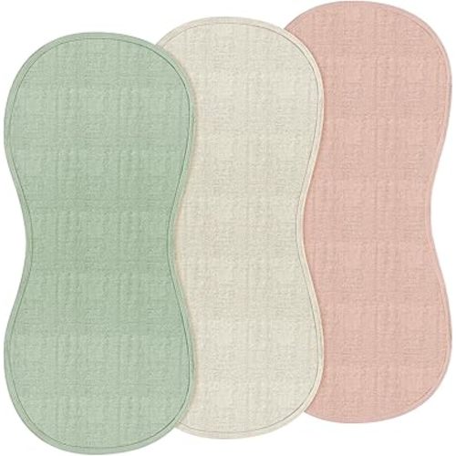 3 Pcs Changing Pad Liners Fits in Peanut Shape Changing Pad Waterproof Diaper Changing Pad Organic Cotton Peanut Changing Pad are Warm on a Baby's Back, Washable Reusable(Fresh Style)