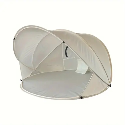 oval up sun shelter for camping polyester fabric normal waterproof breathable mesh with fiberglass bracket zipper closure (8for 14 age group | temu Temu Australia