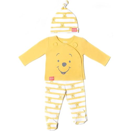 Disney Winnie The Pooh Tigger Baby Jacket Pants and Hat 3 Piece Outfit Set Newborn to Infant - 3-6 Months - Winnie the Pooh