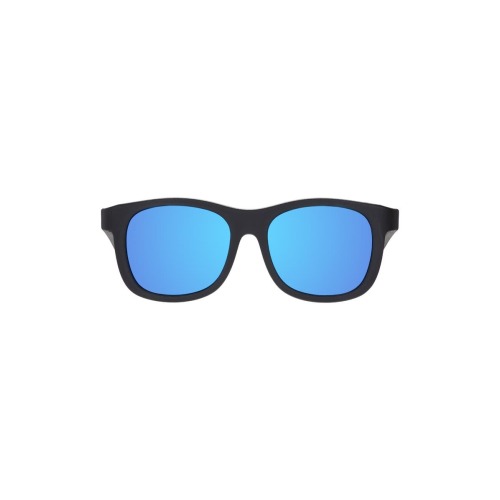 Kids' Jet Black Polarized Navigator Sunglasses, 0-2 Y
