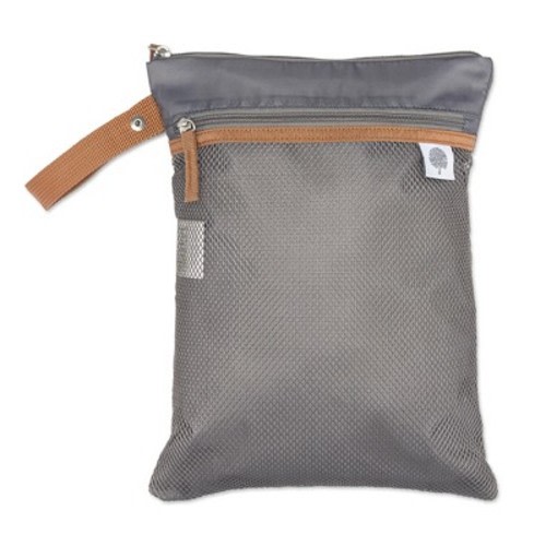 Parker Baby Co. Cloth Diaper Wet Dry Bag, Color: Gray