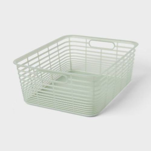 Aria Jelly Decorative Basket Large Green - size 0.561 cu ft