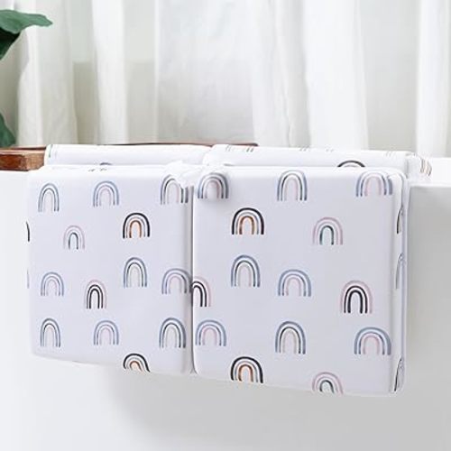 Baby Bath Kneeler and Elbow Rest pad-Rainbow Pattern