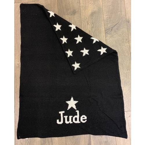 Star Double Cotton Knit Blanket | Twinkle Twinkle Little One