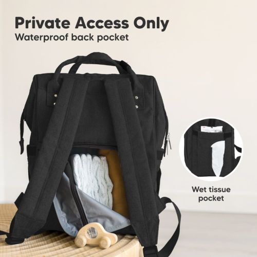 KeaBabies Original Diaper Bag Backpack, Multi Functional, Water-resistant, Large Baby Bags for Girls, Boys