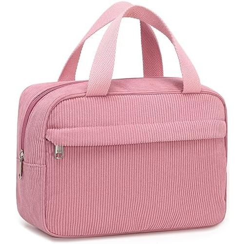 Makeup Bag for Women Cosmetic Bag Large Make Up Organizer Travel Toiletry Bags Waterproof Zipper Tote Pouch Purse for Girls