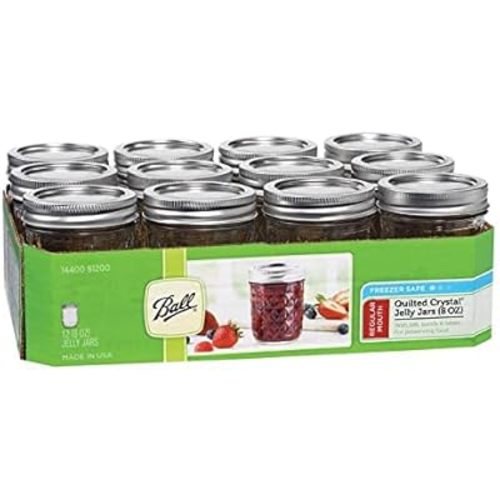 Ball Canning Jelly Jar 8oz - Case of 1-12 Count