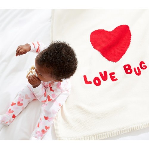 Love Bug Heirloom Baby Blanket