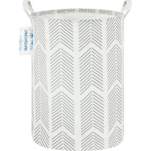 Laundry Basket Canvas Fabric Collapsible Organizer Basket for Storage Bin Toy Bins Gift Baskets Bedroom Clothes Children Nursery Hamper (Arrowhead)