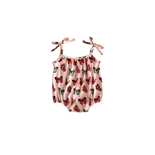 Pink Butterfly Strap Bubble