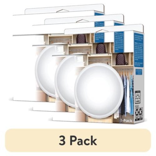 (3 pack) Great Value Wireless LED Large Tap Light