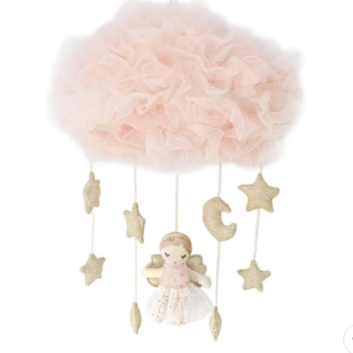 Pink Angel Celestial Mobile
