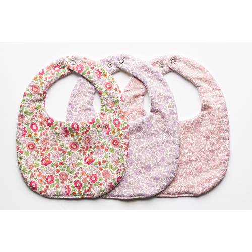 Liberty Baby Bib / Floral Pattern Bib / Double Gauze Bib / Tana Lawn Cotton Bib / Floral Print Bib / Baby Shower Gift / 1 st year baby gift
